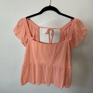 Forever 21 peachy blouse